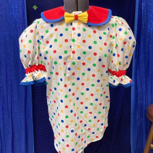 Ladies Lite Puff Sleeve Blouse - Print Fabric Trimmed Collar